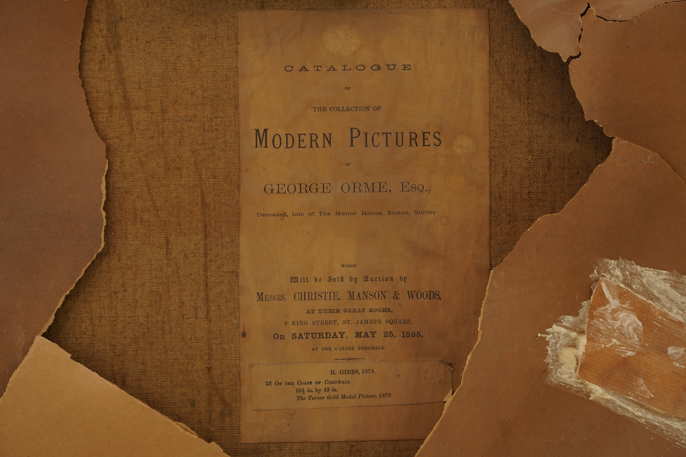 Henry Gibbs, (fl.1879-1910), 'On the Coast of Cornwall' or 'On a fine day in November'